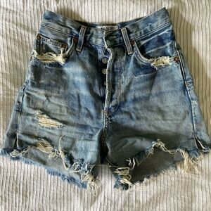Agolde Dee denim shorts